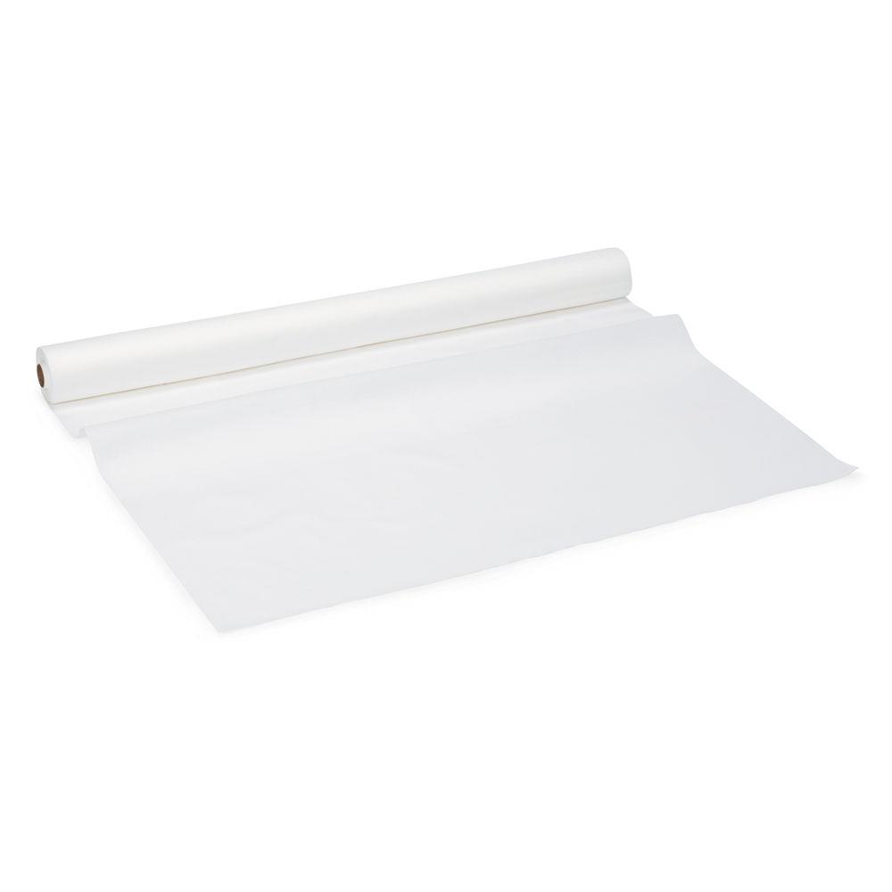 Nappe en rouleau aspect tissu blanche