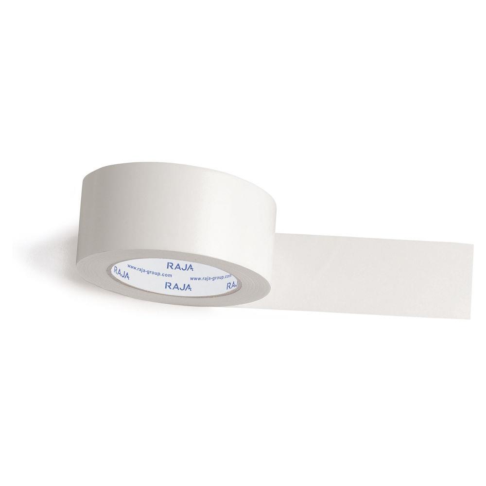 Ruban adhsif double face polyester rsistant et transparent 50 mm x 50 m