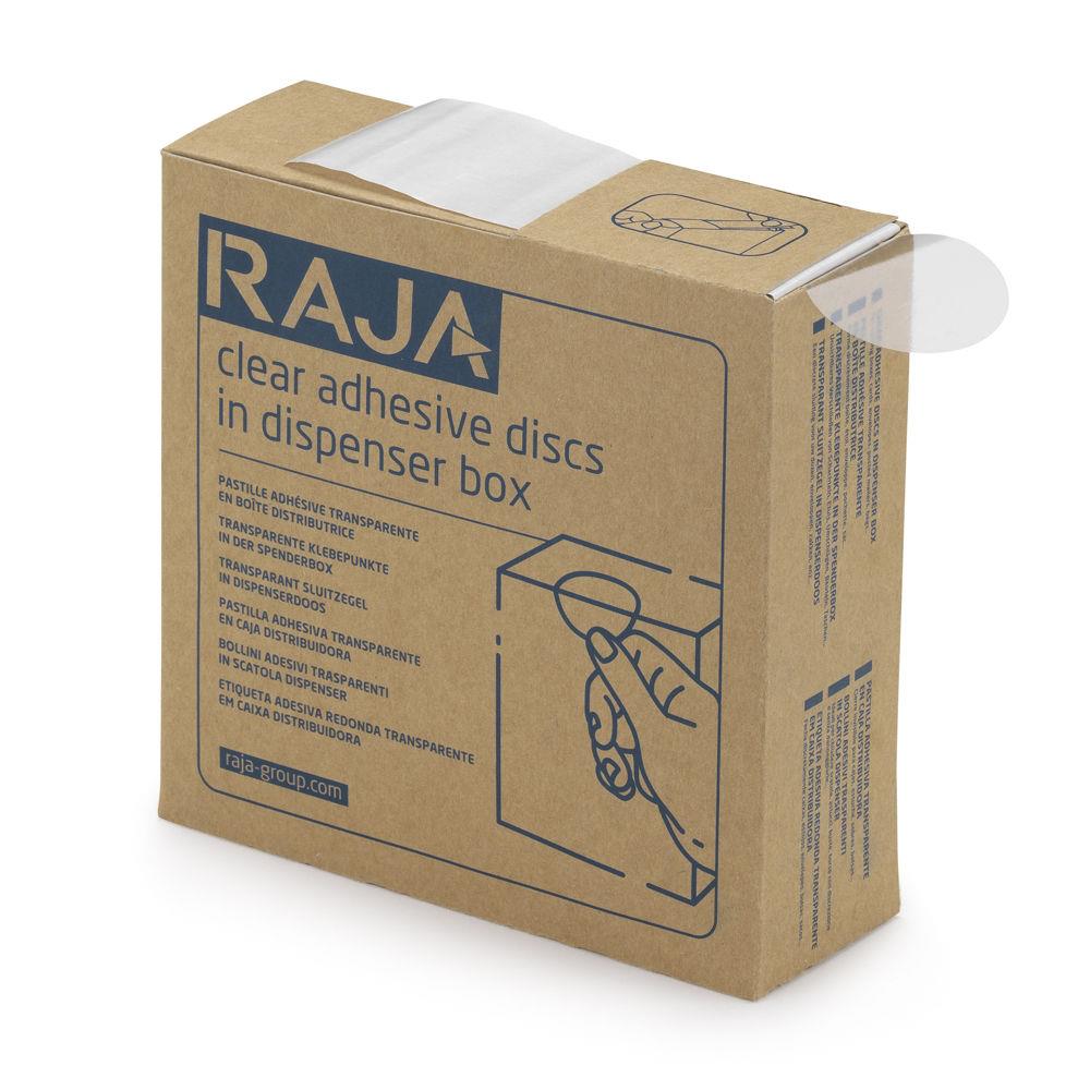 Pastille adhsive transparente en plastique forte adhsivit o 50 mm