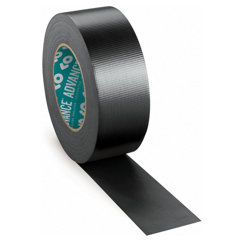 Ruban toile brillante tanche noir ADVANCE 50 mm x 50 m