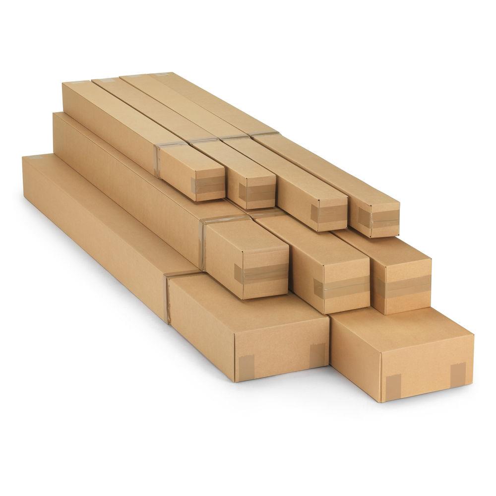 Caisse carton longue tlescopique simple cannelure 150/230x30x15 cm