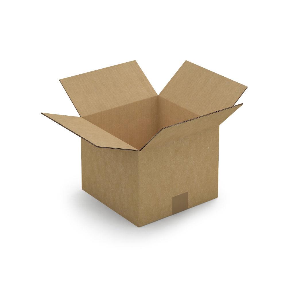 Caisse carton brune double cannelure 25x25x20 cm