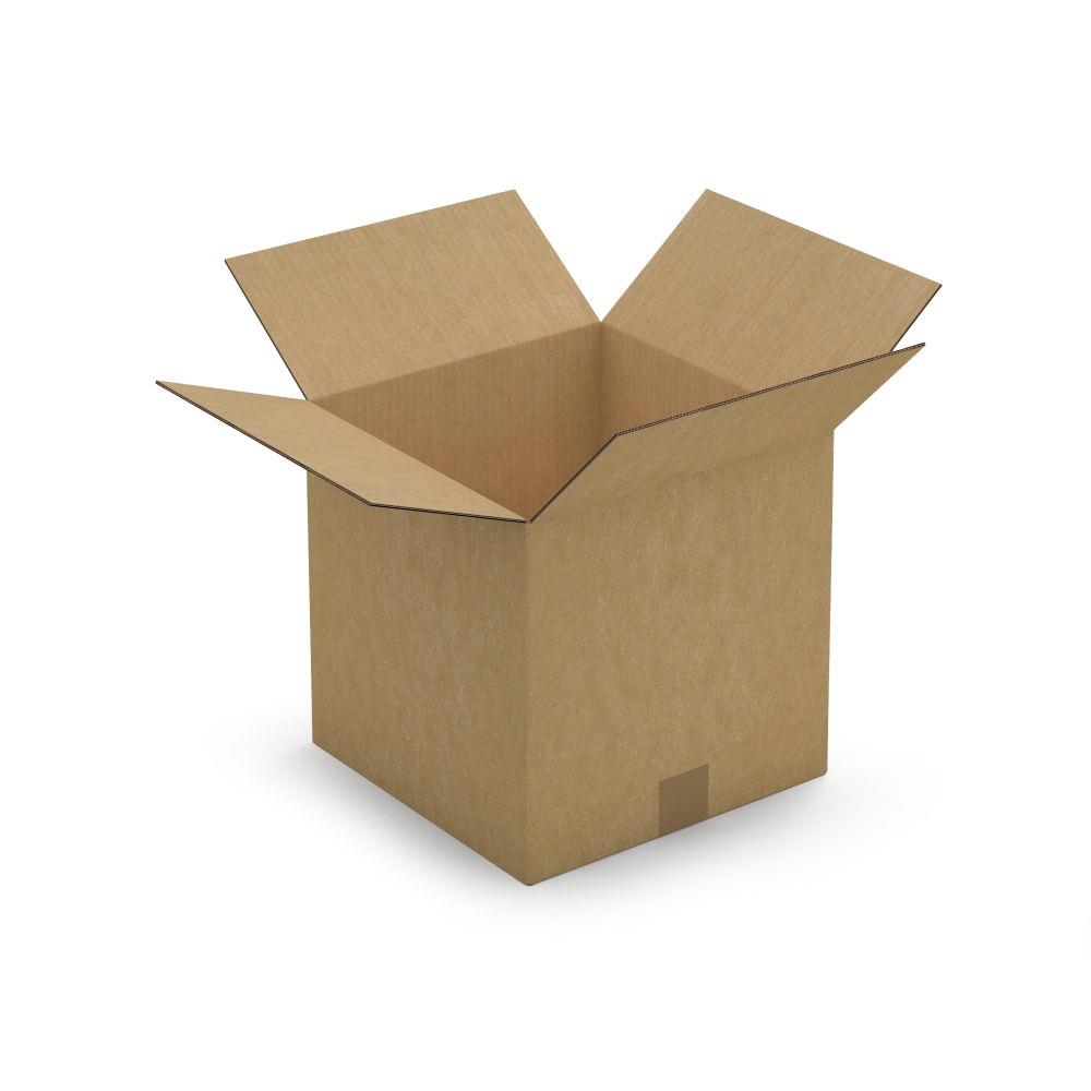 Caisse carton brune double cannelure 30x30x30 cm