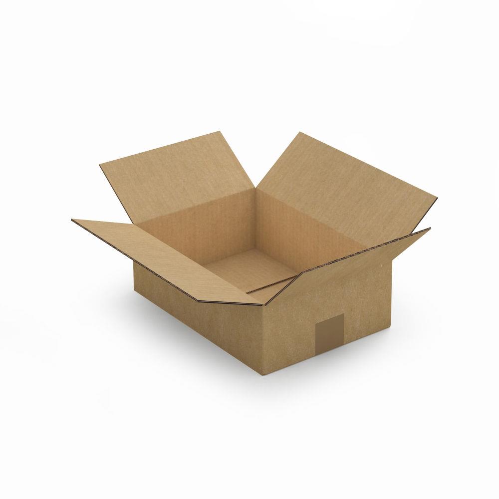 Caisse carton brune double cannelure 31x22x10 cm
