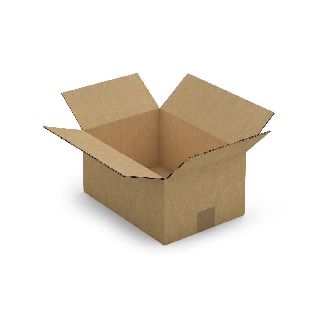 Caisse carton brune double cannelure 31x22x15 cm