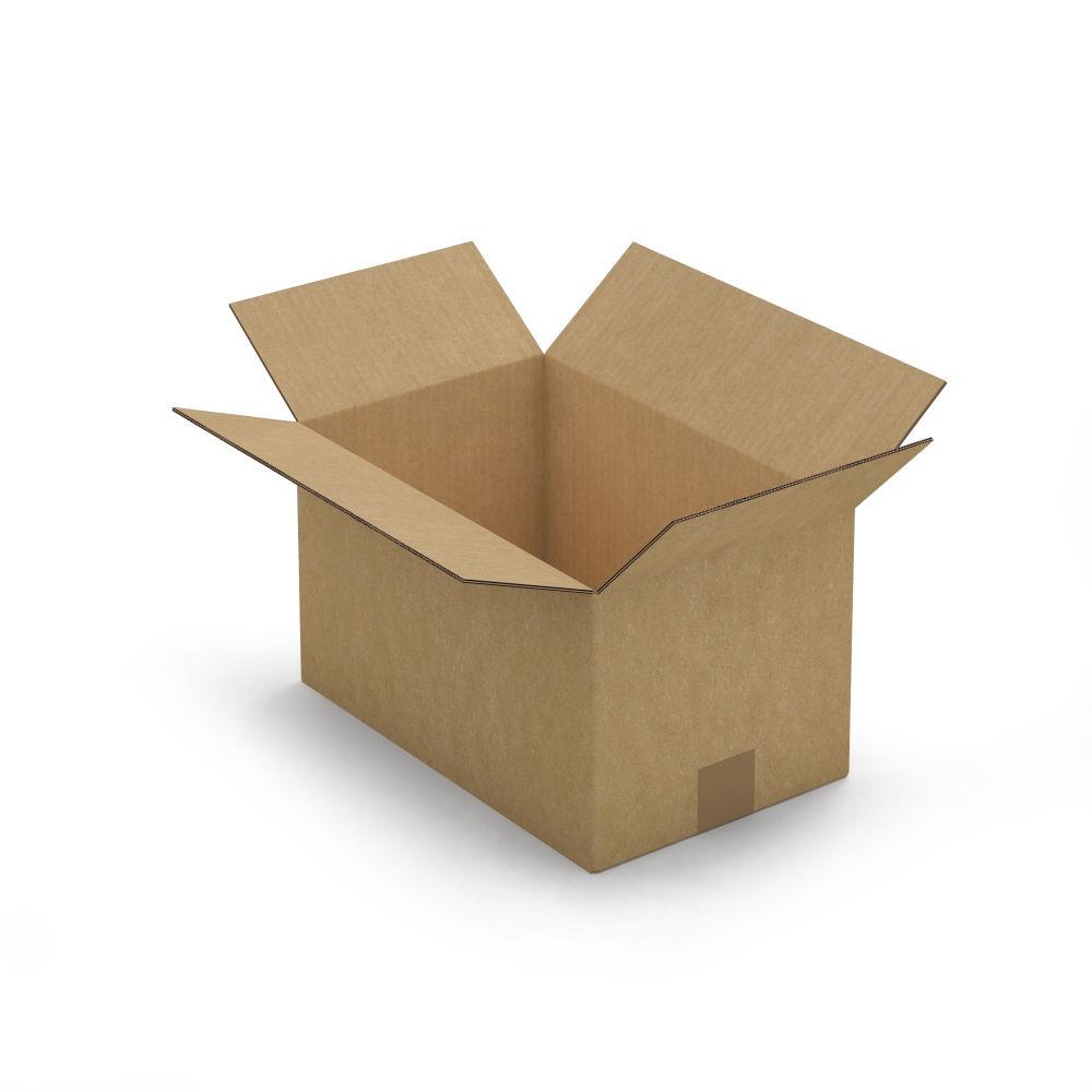 Caisse carton brune double cannelure 35x22x20 cm