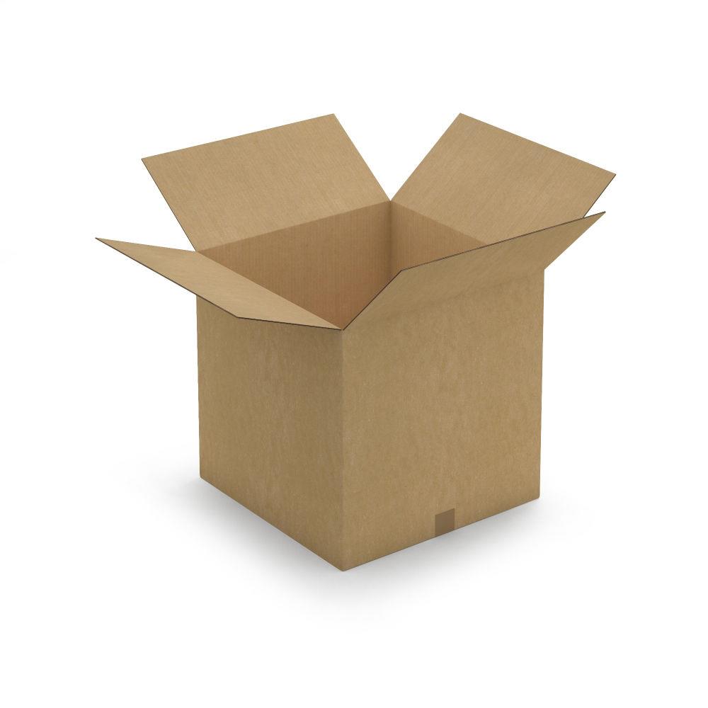 Caisse carton brune double cannelure 50x50x50 cm