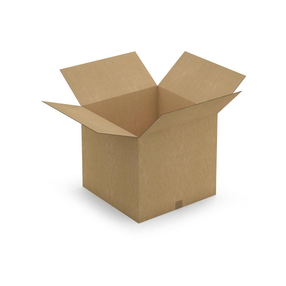 Caisse carton brune double cannelure 55x55x50 cm