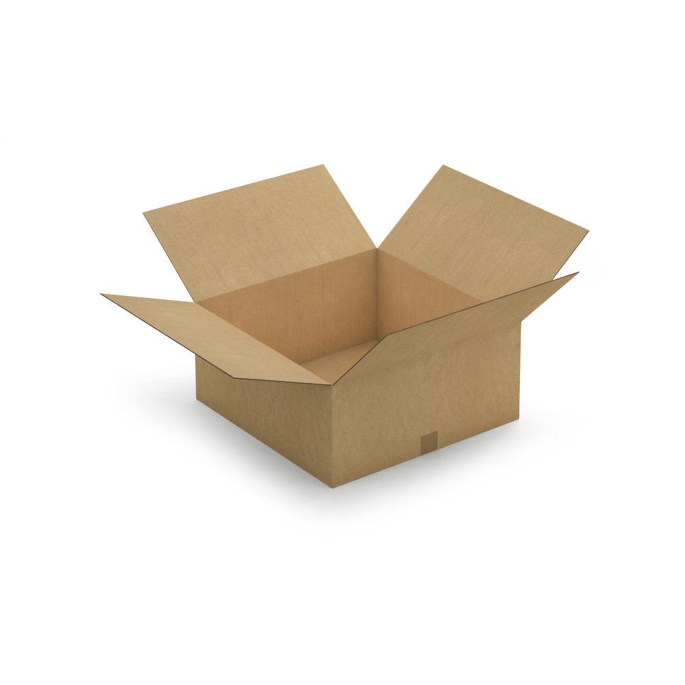 Caisse carton brune double cannelure 55x55x25 cm