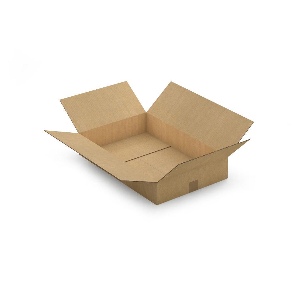 Caisse carton brune double cannelure 58x38x17 cm