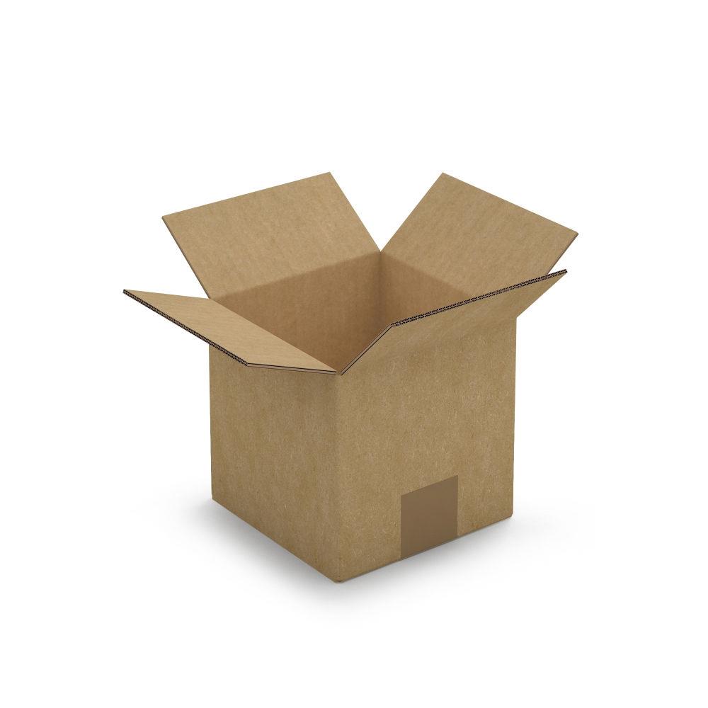 Caisse carton brune double cannelure 15x15x15 cm