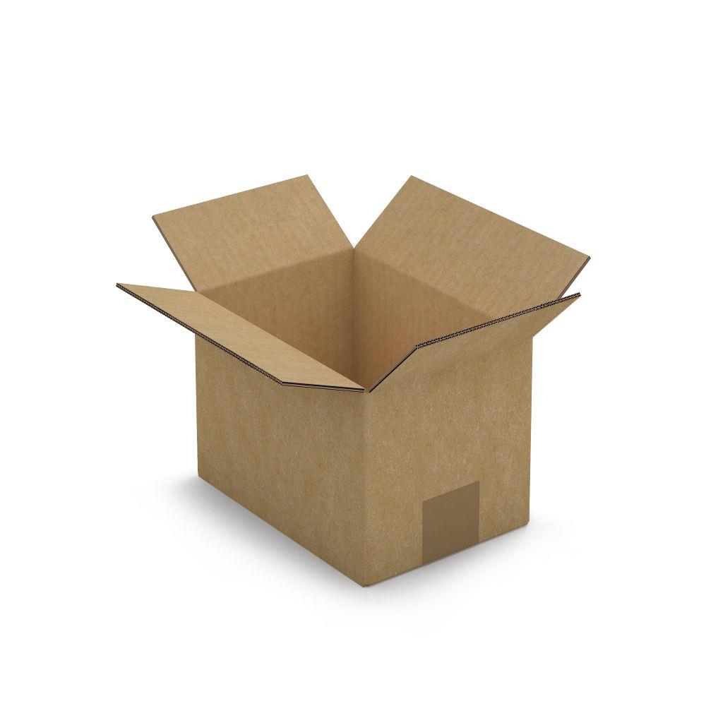 Caisse carton brune double cannelure 20x14x14 cm