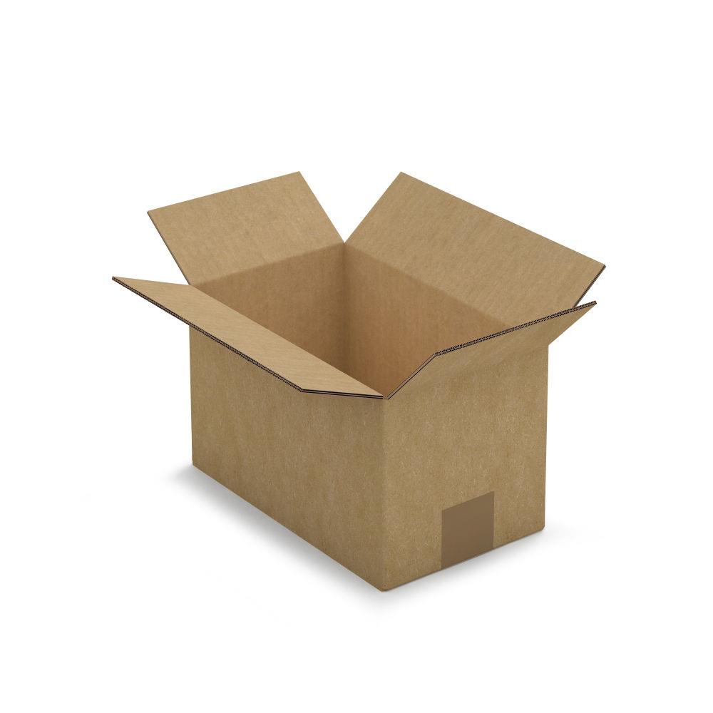 Caisse carton brune double cannelure 25x15x15 cm