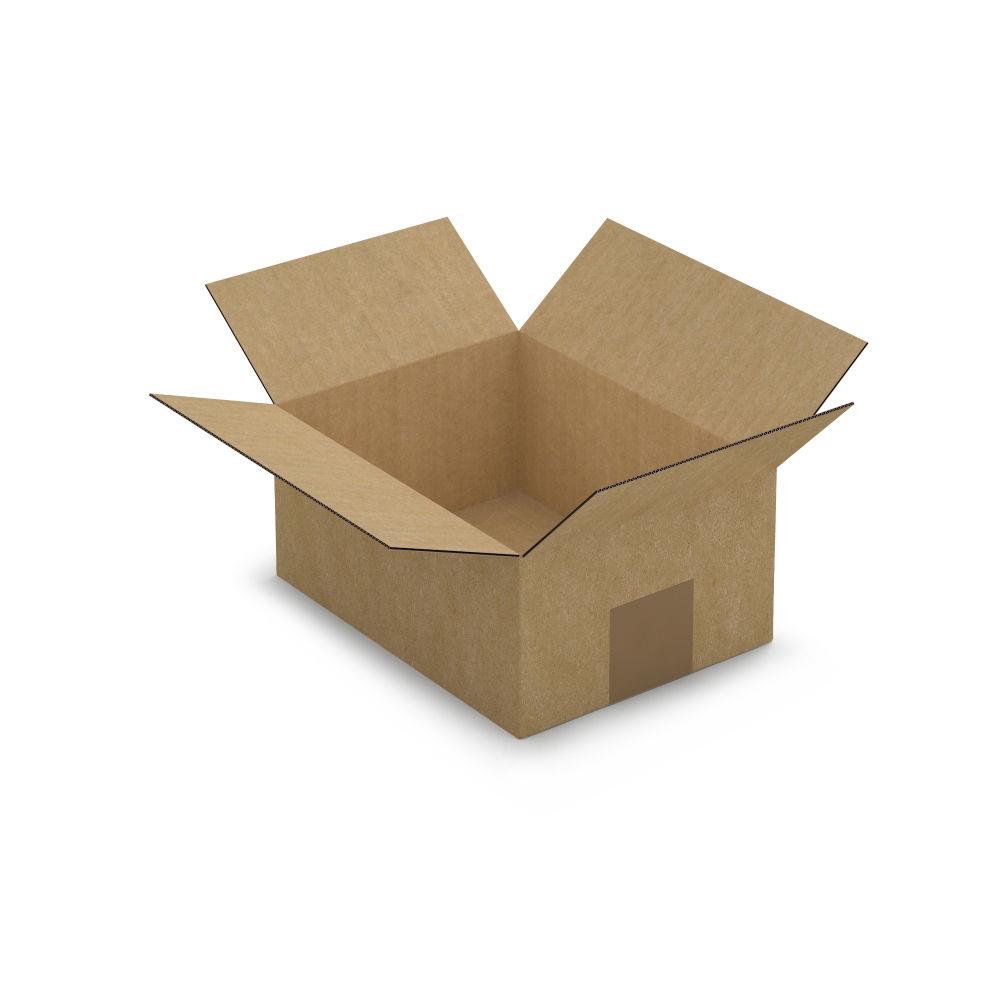 Caisse carton brune simple cannelure 20x15x9 cm