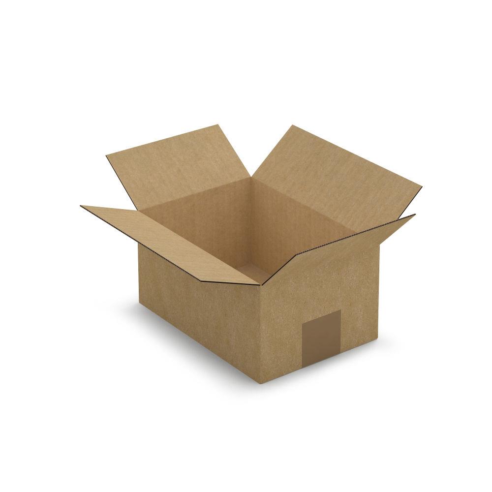 Caisse carton brune simple cannelure 21,5x15x10,5 cm