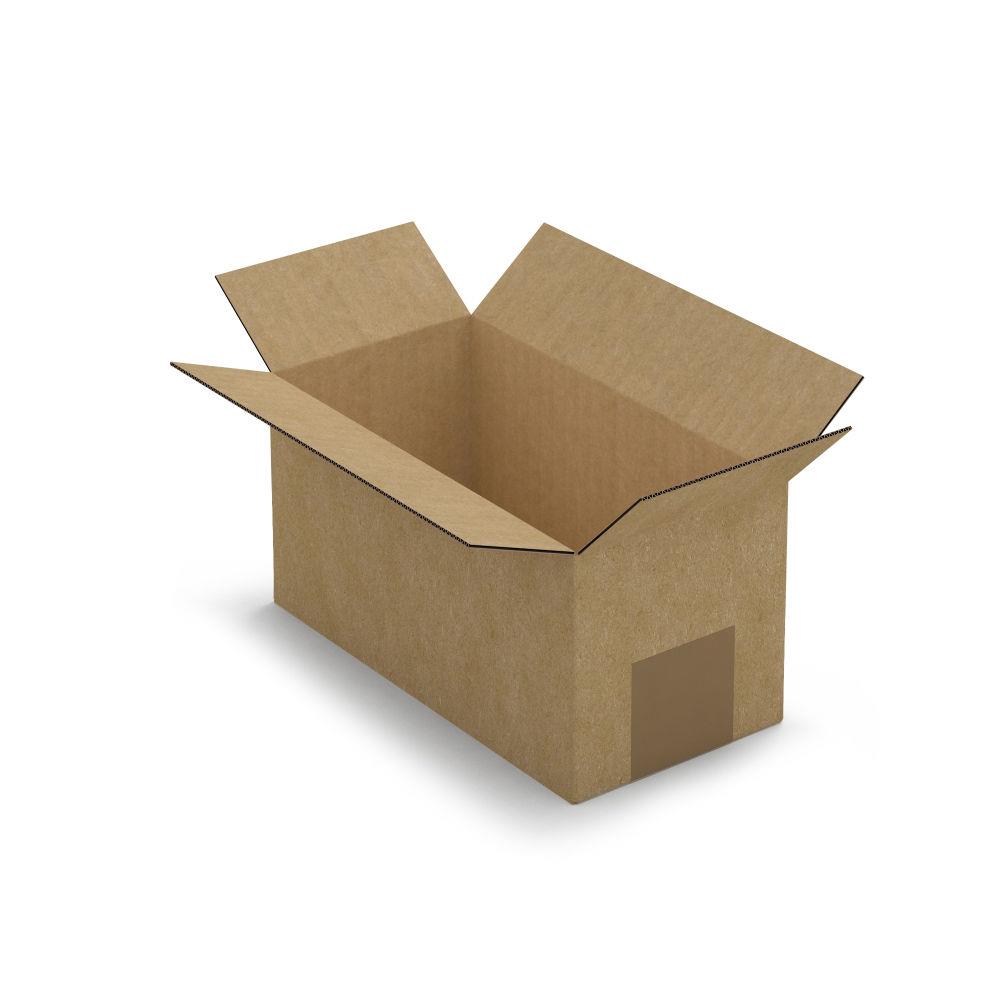 Caisse carton brune simple cannelure 20x10x10 cm