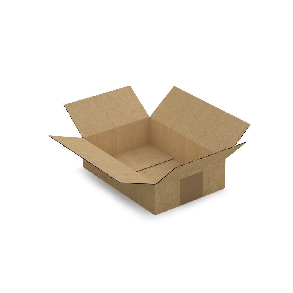 Caisse carton brune simple cannelure 21,5x15x5,5 cm