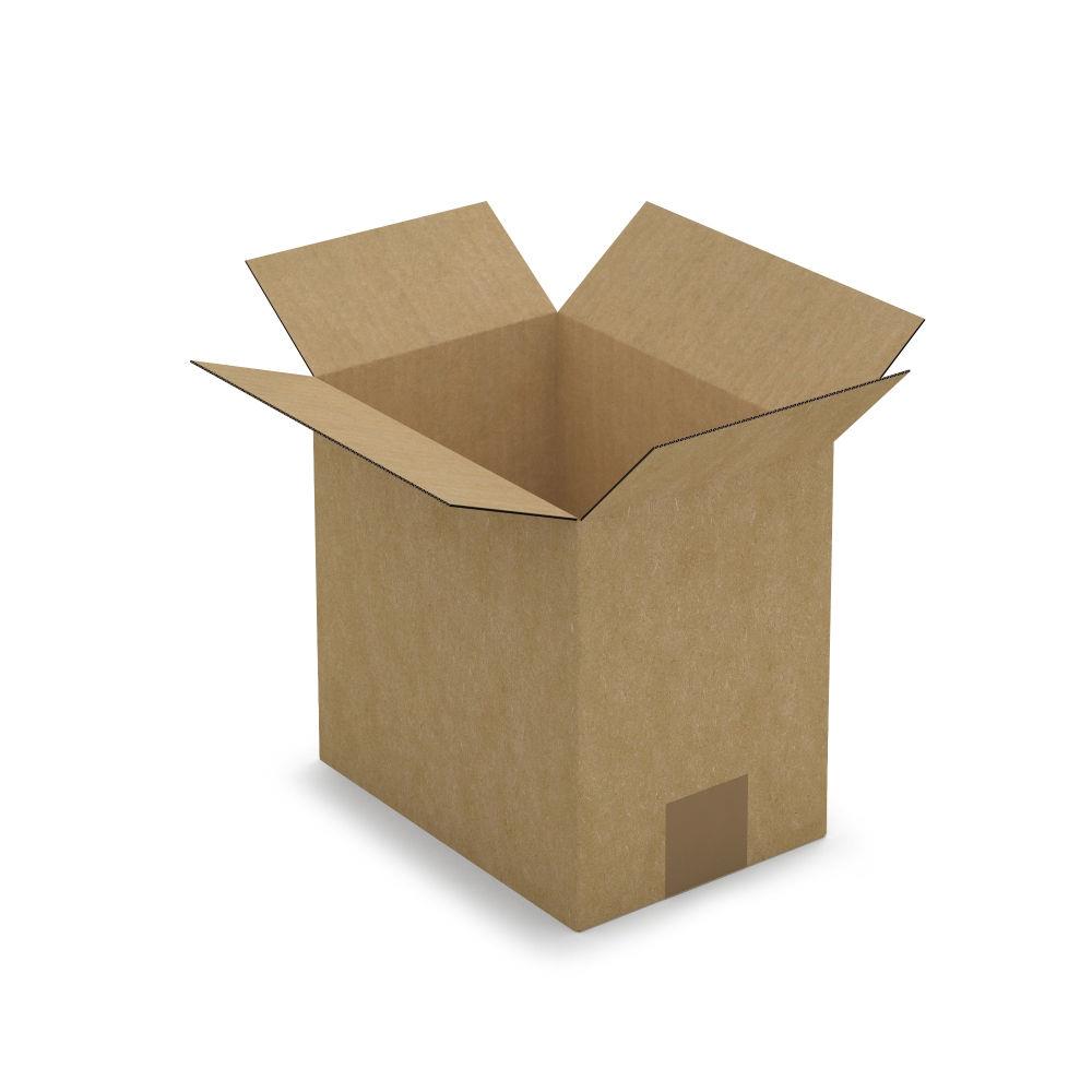 Caisse carton brune simple cannelure 21,5x15x20,5 cm