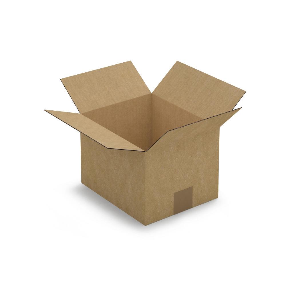 Caisse carton brune simple cannelure 23x19x16 cm