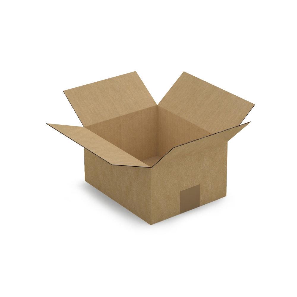 Caisse carton brune simple cannelure 23x19x12 cm