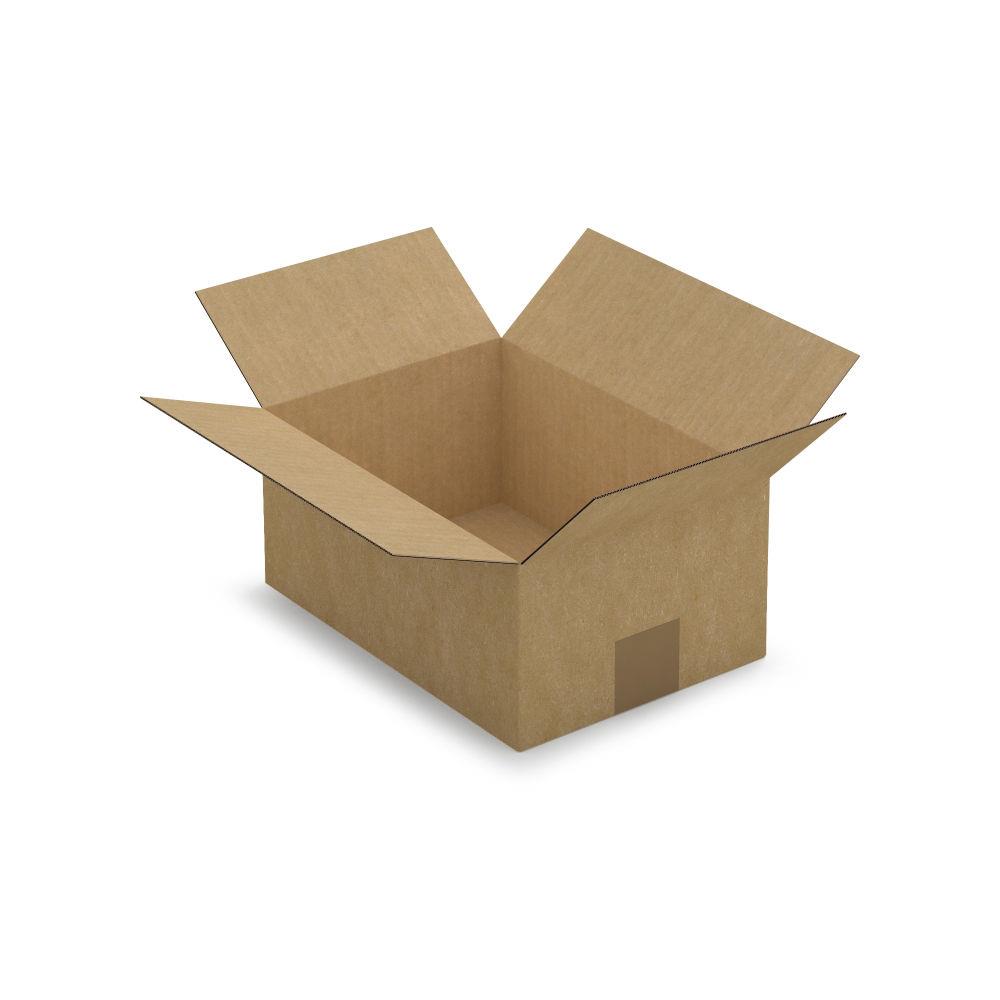 Caisse carton brune simple cannelure 27x19x12 cm