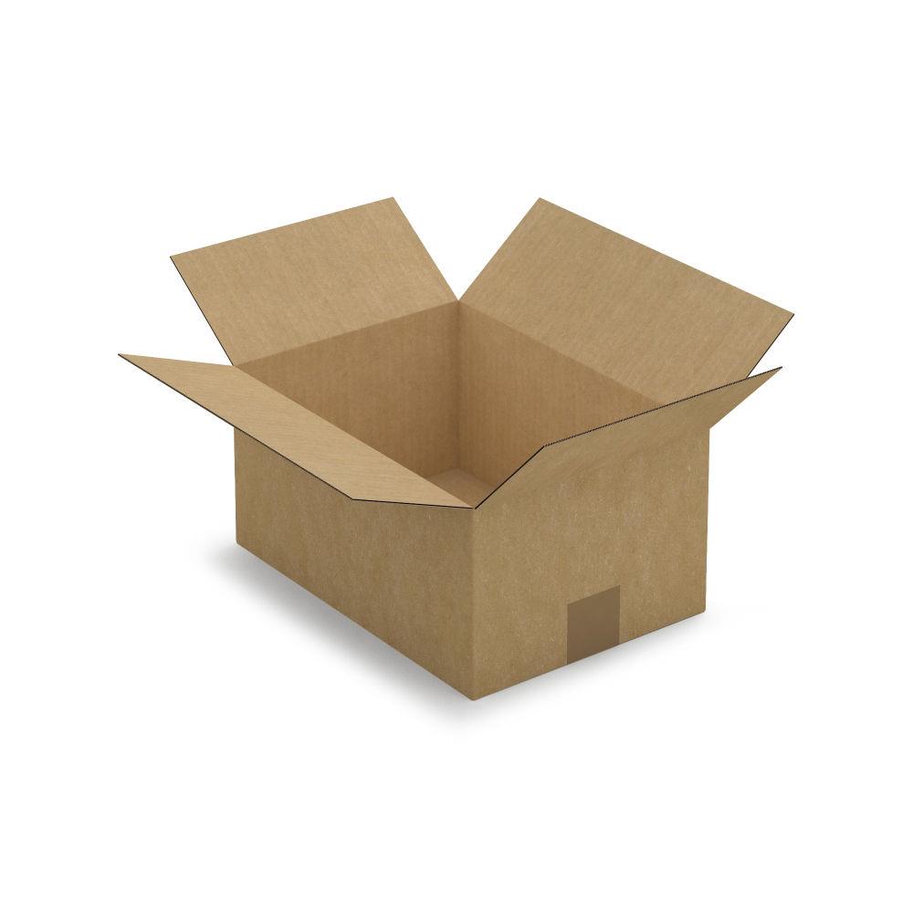 Caisse carton brune simple cannelure 31x22x15 cm