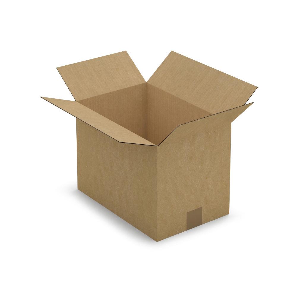 Caisse carton brune simple cannelure 35x23x25 cm