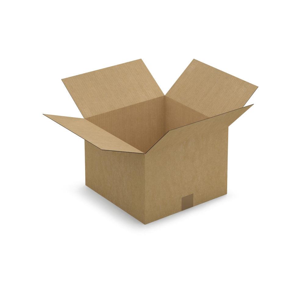 Caisse carton brune simple cannelure 35x35x25 cm