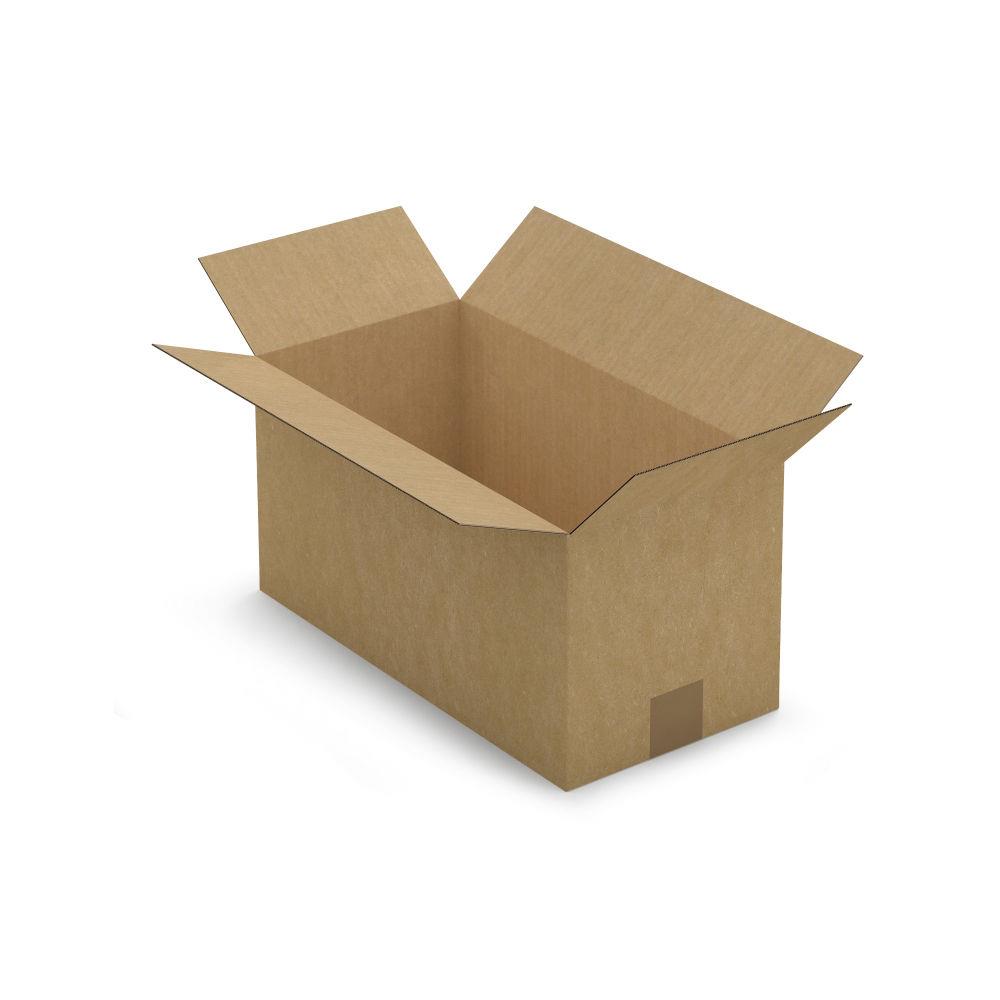 Caisse carton brune simple cannelure 40x20x20 cm