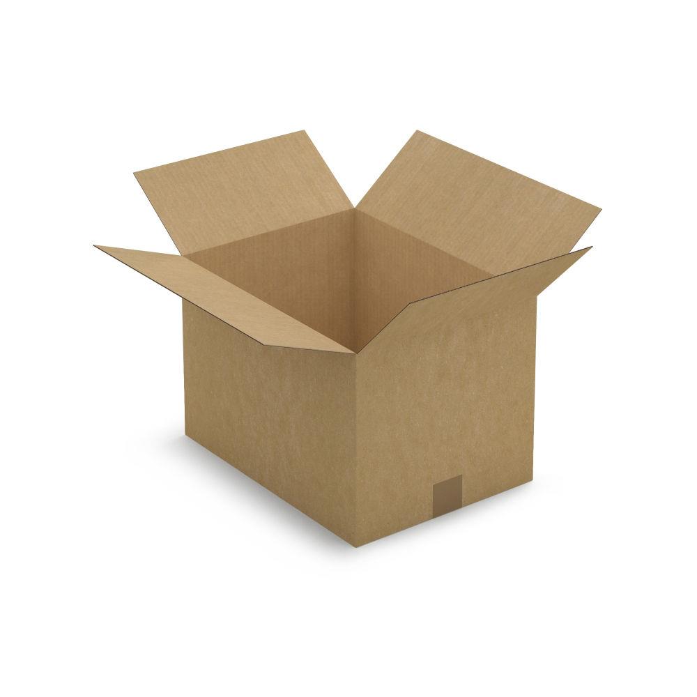 Caisse carton brune simple cannelure 40x30x27 cm