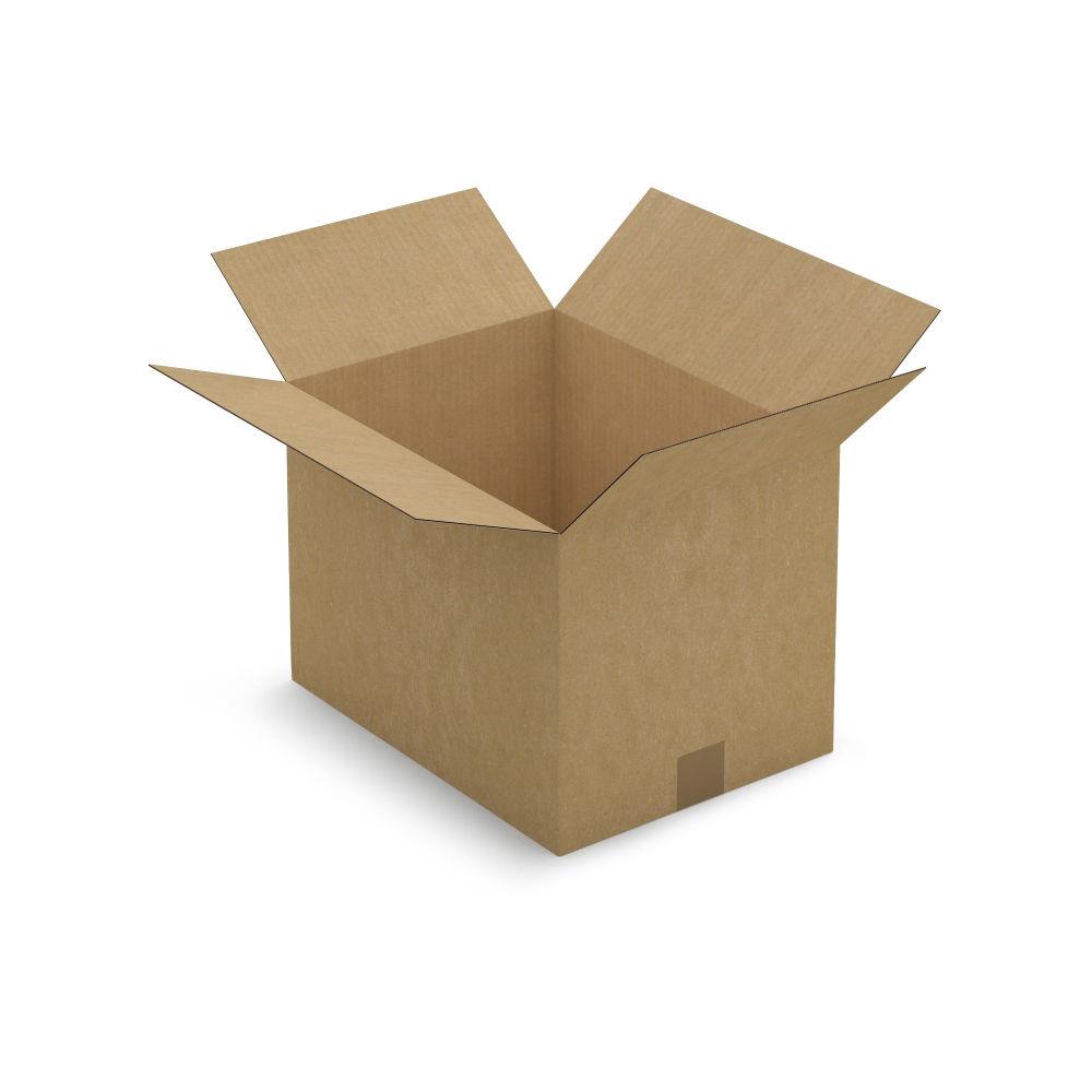 Caisse carton brune simple cannelure 39x29x28 cm
