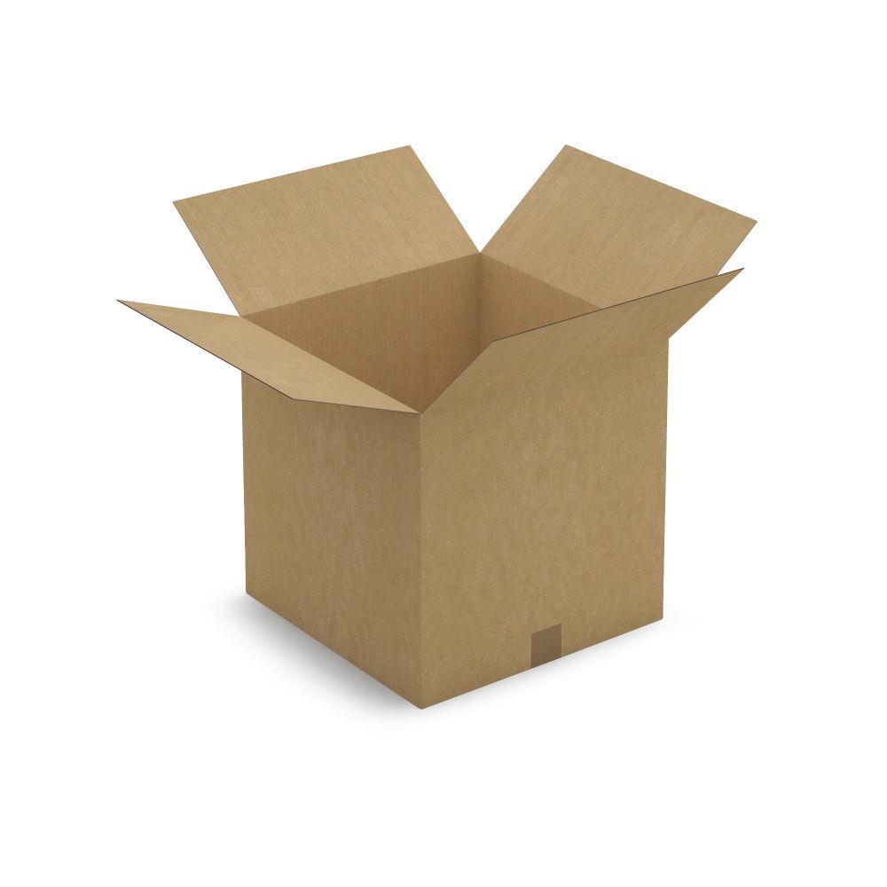 Caisse carton brune simple cannelure 40x40x40 cm