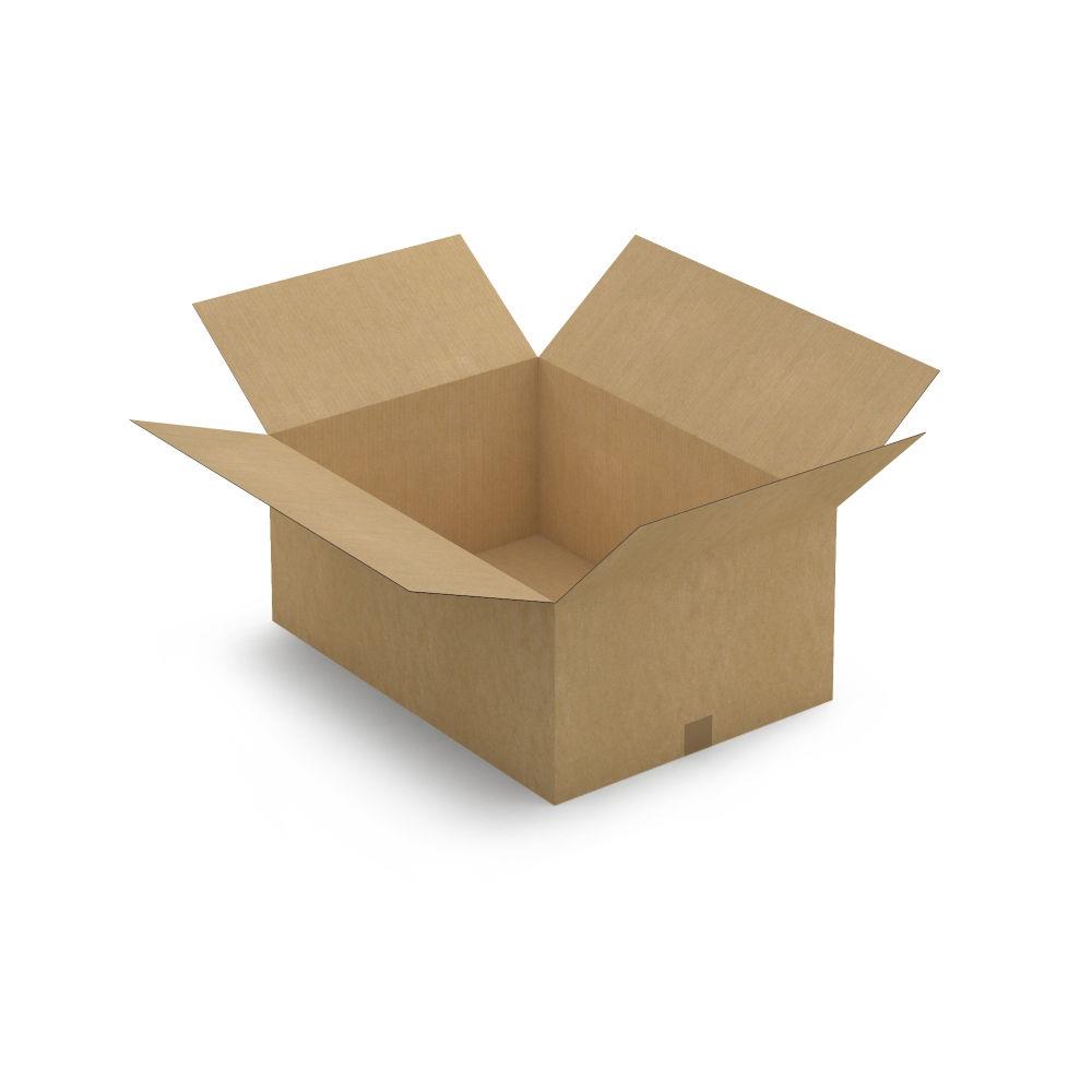 Caisse carton brune simple cannelure 70x50x30 cm