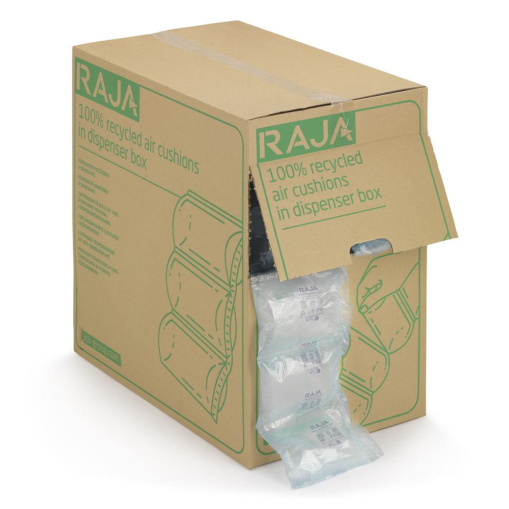 Coussins d'air recycls en bote distributrice