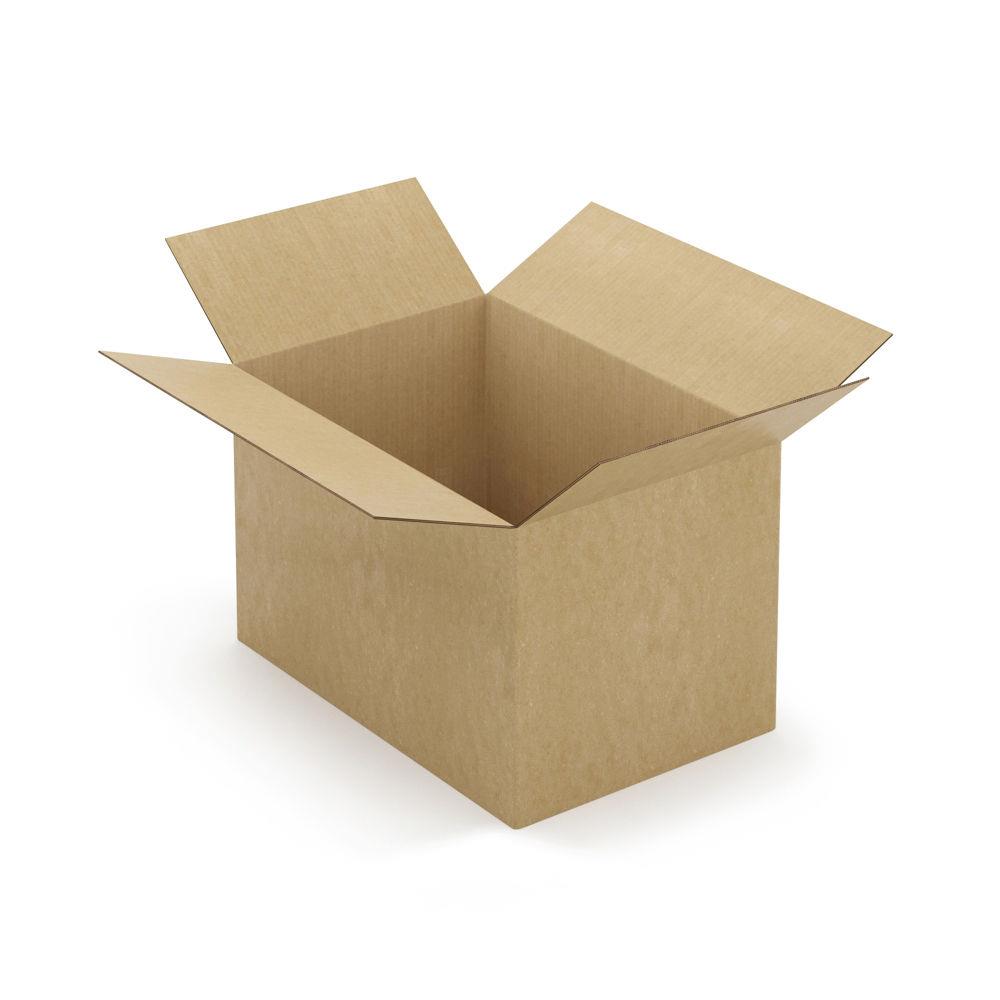Caisse carton brune double cannelure  montage instantan 59x39x38 cm