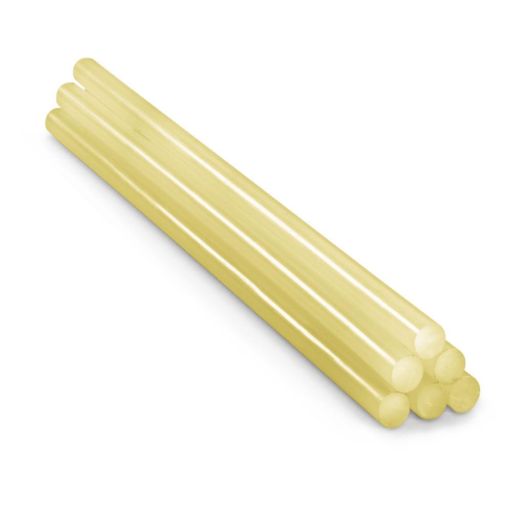 Colle thermofusible jaune en btonnets, pour emballage
