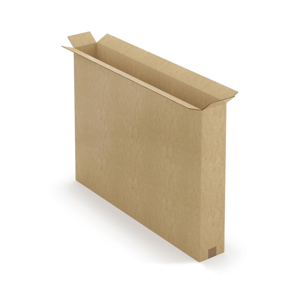 Caisse carton brune double cannelure 107x15x77 cm