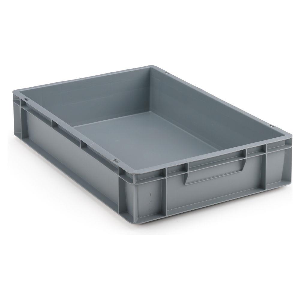 Bac plastique gerbable norme EU 600x400x120 mm