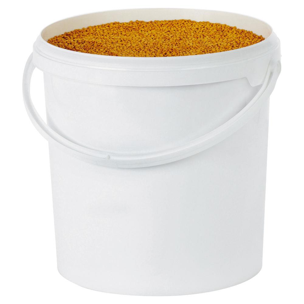 Seau blanc opaque 10,7 l