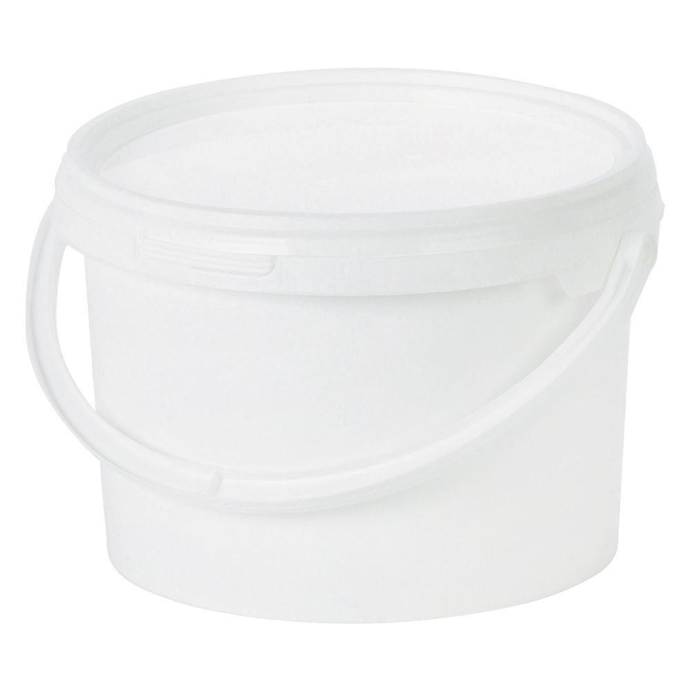 Seau blanc opaque 3 l