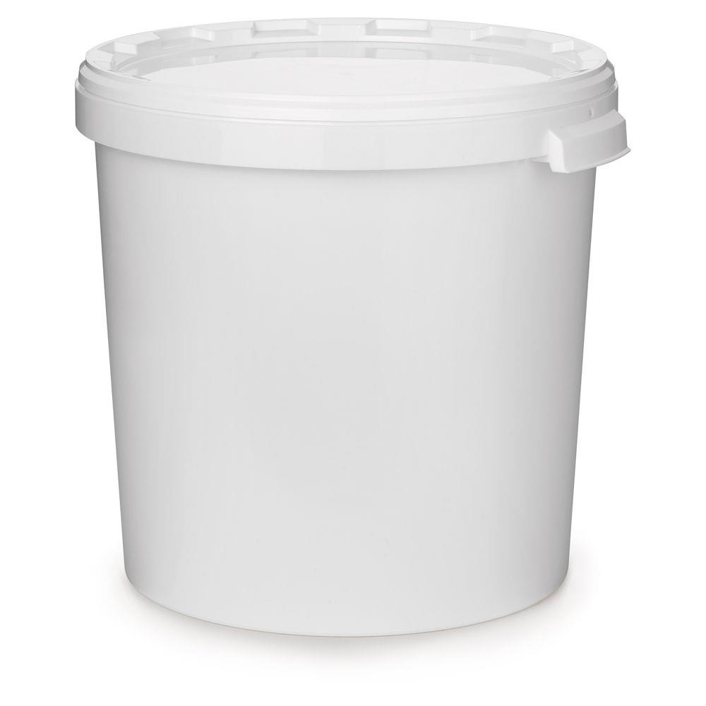 Seau blanc opaque 31,5 l