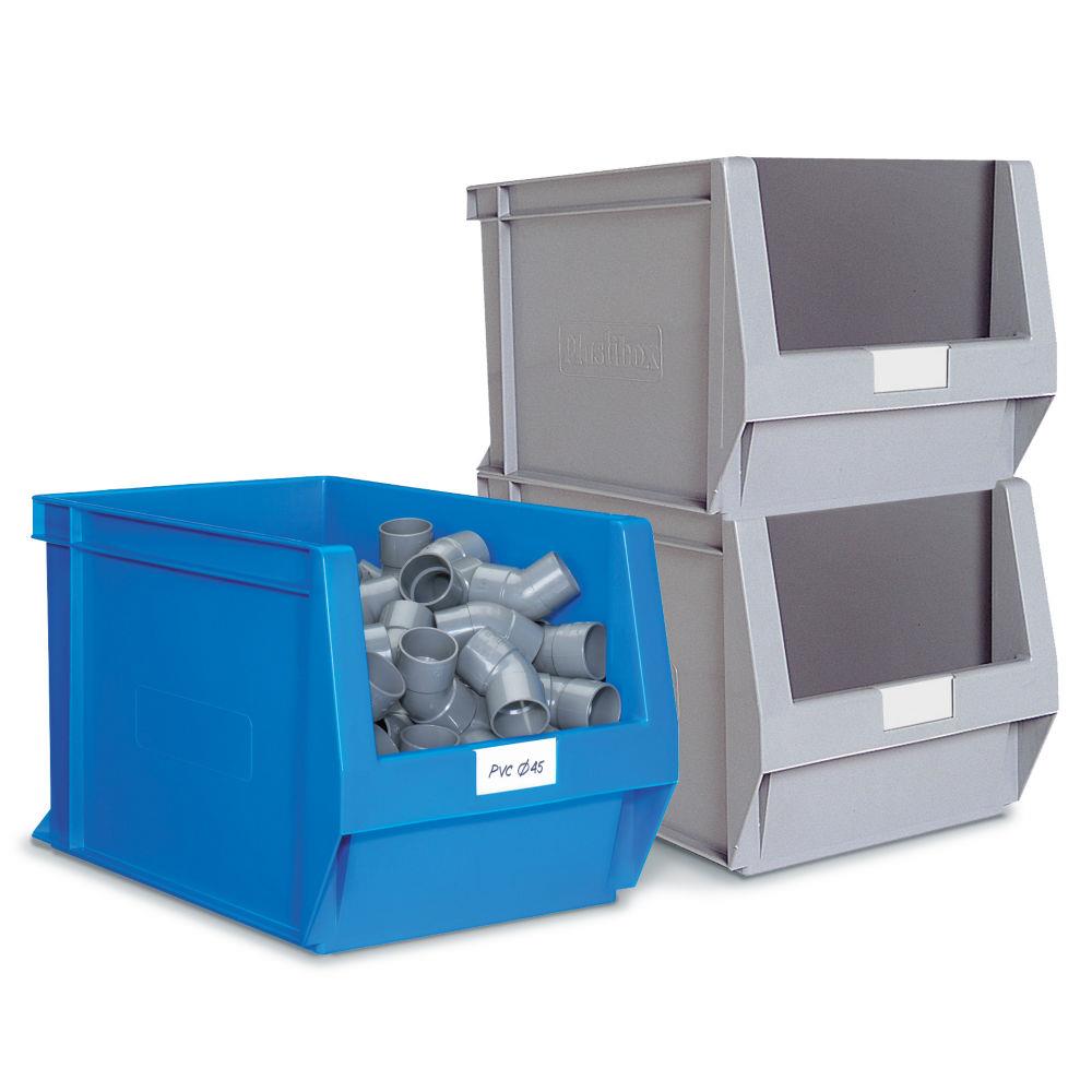 Bac  bec plastique grand volume gris 41 l