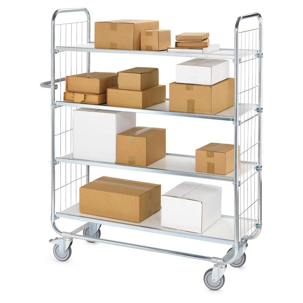Chariot modulable troit de prparation de commandes 1395 x 470 x1590 mm