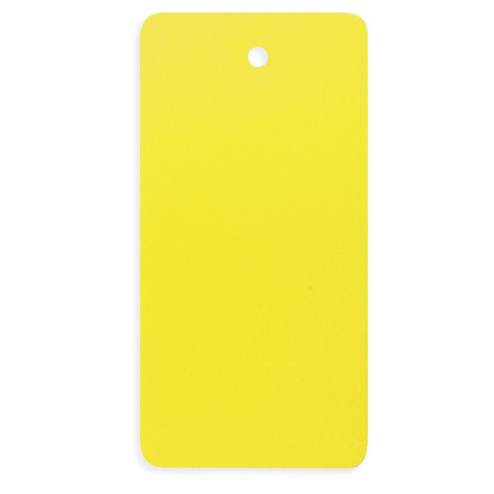 tiquette industrielle PVC jaune 70x120 mm