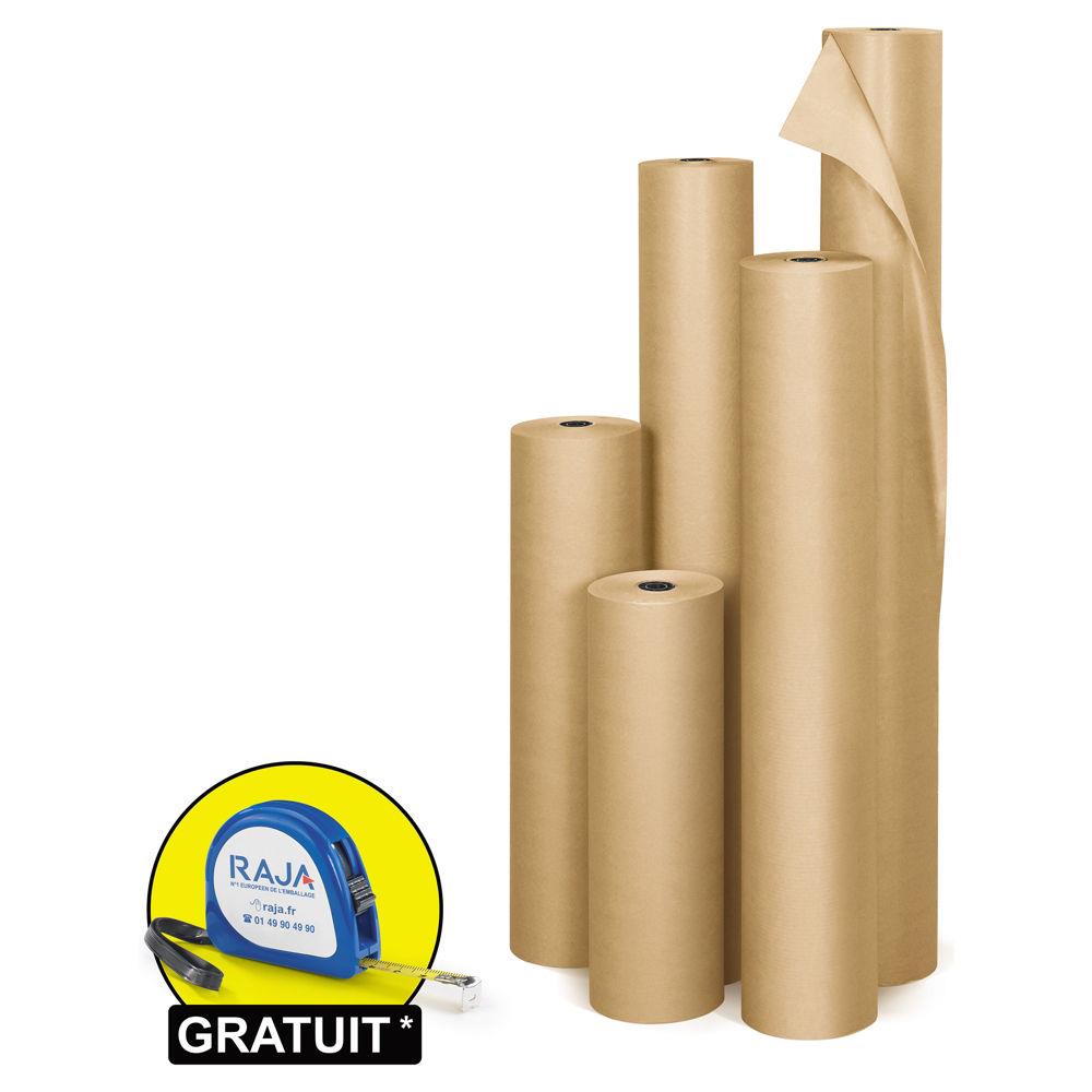 Papier kraft naturel en rouleau Super Qualit industrielle 90 g/m 250 m x 50 cm