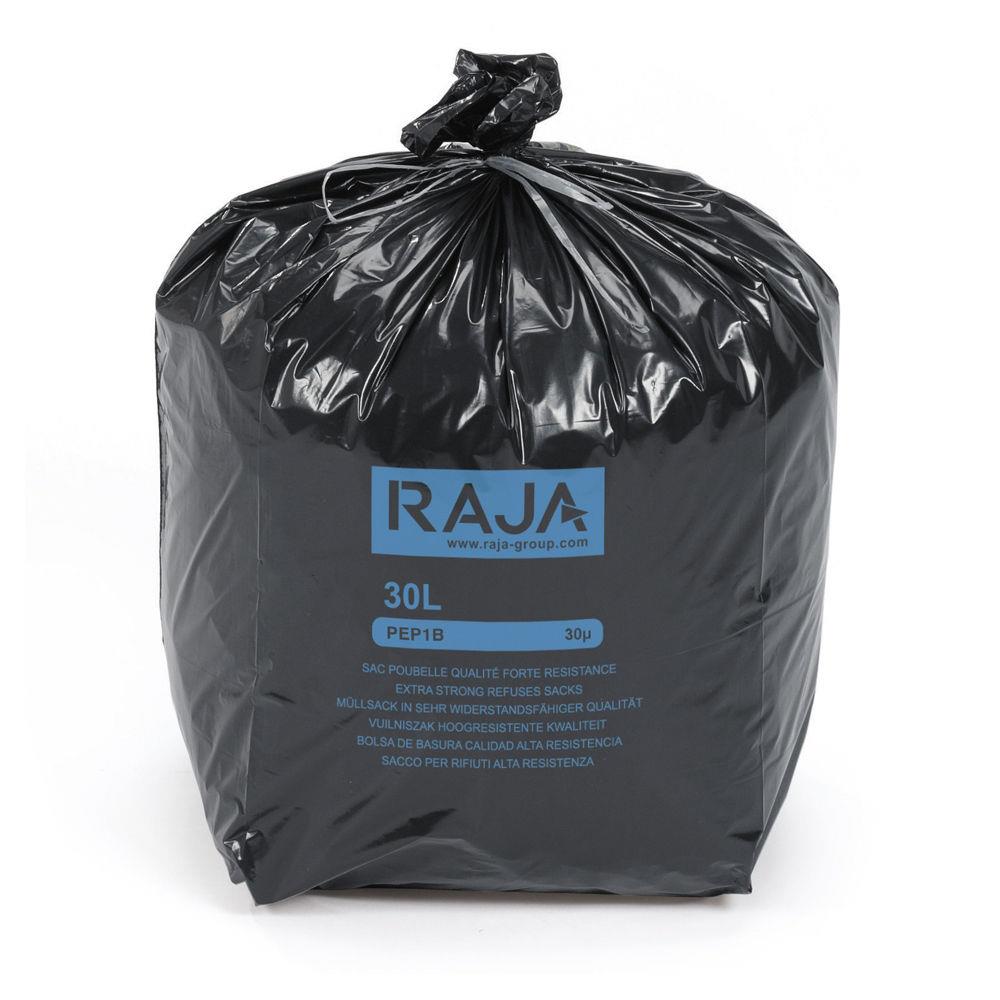 Sac poubelle recycl qualit industrielle extra-forte rsistance 130 L