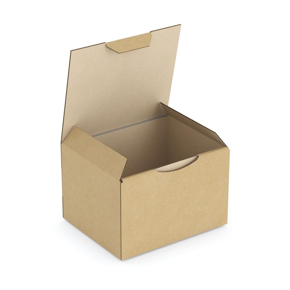Bote carton brune d'expdition RAJAPOST 12x10x8 cm