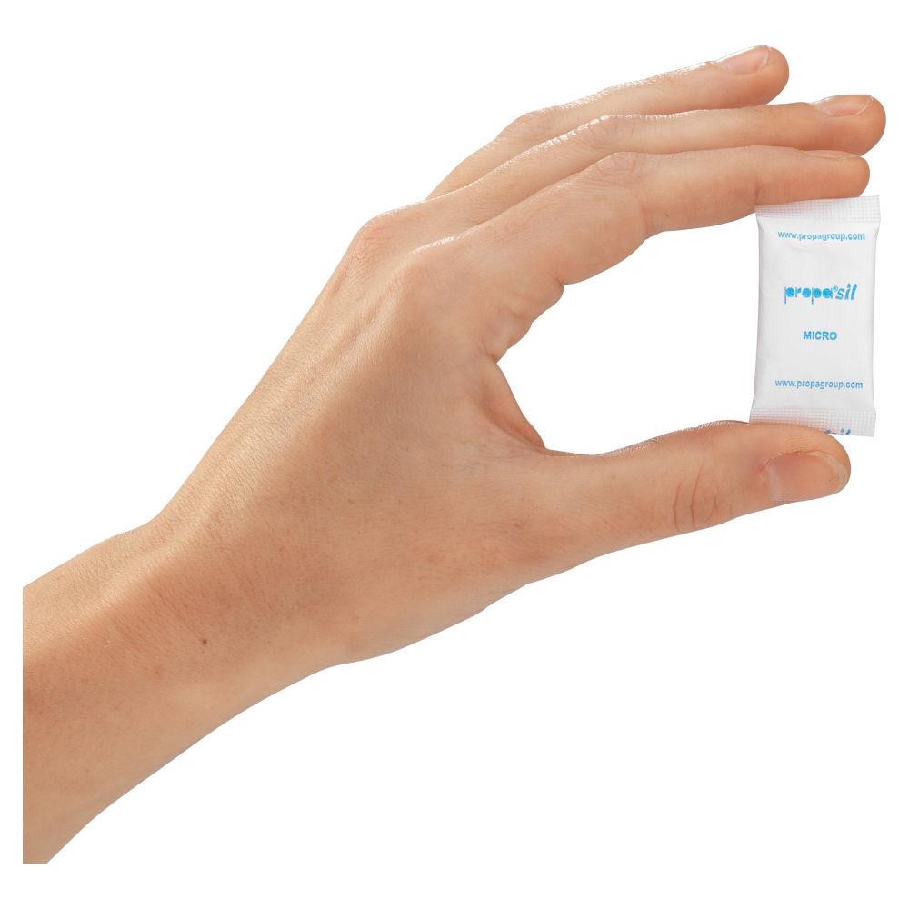 Micro-sachet dshydratant 5,3 x 2,6 cm