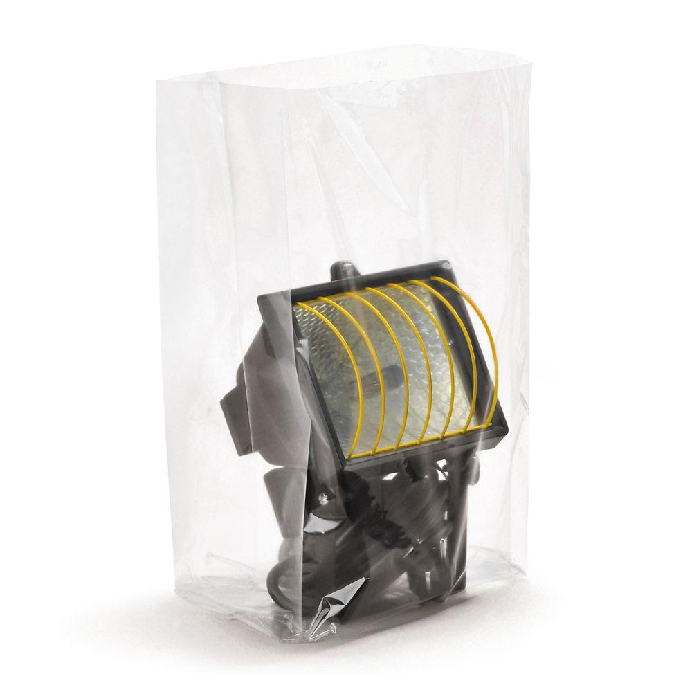 Sachet plastique  soufflets transparent 30 microns 60x60x40 cm