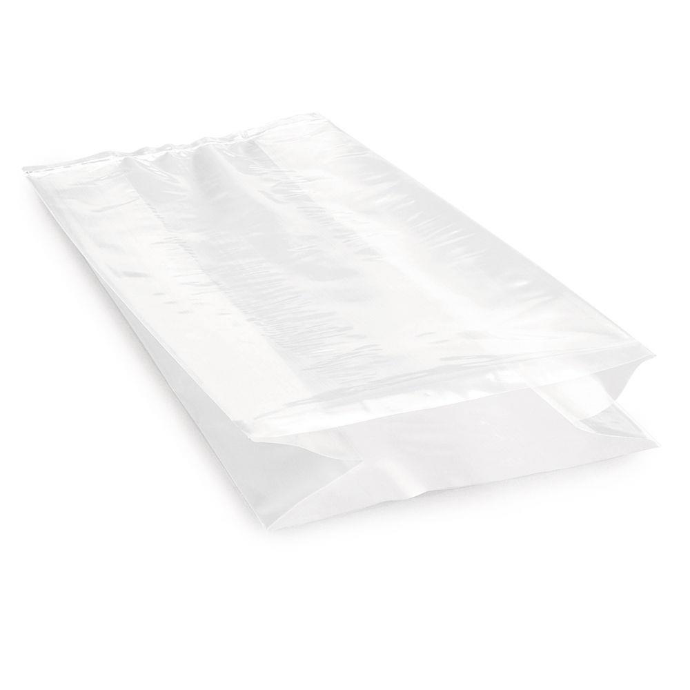 Sachet plastique  soufflets transparent 30 microns 60x100x40 cm